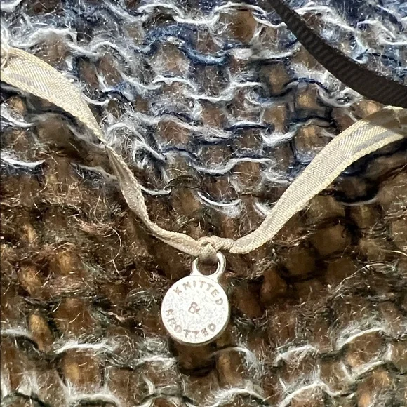 Anthropology knitted and knotted Multi-Color Striped Open-Front Women's Cardigan - Picture 4 of 7